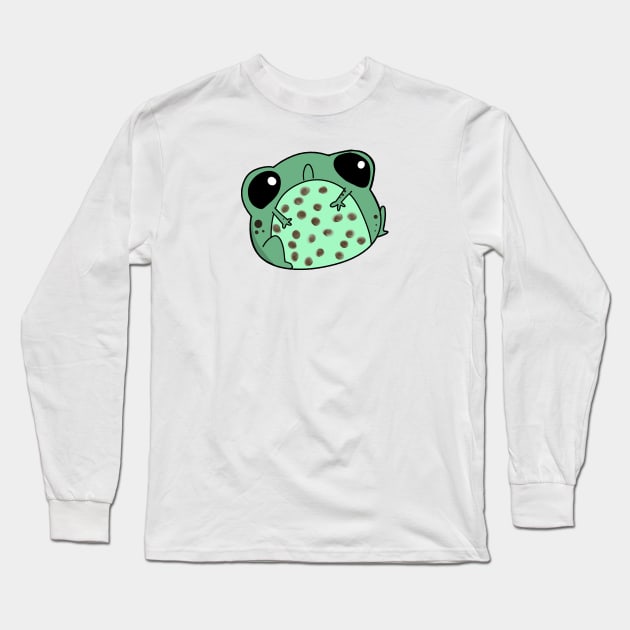 ASJD: Melty Mint Chocolate Chip Frog Long Sleeve T-Shirt by ASJD